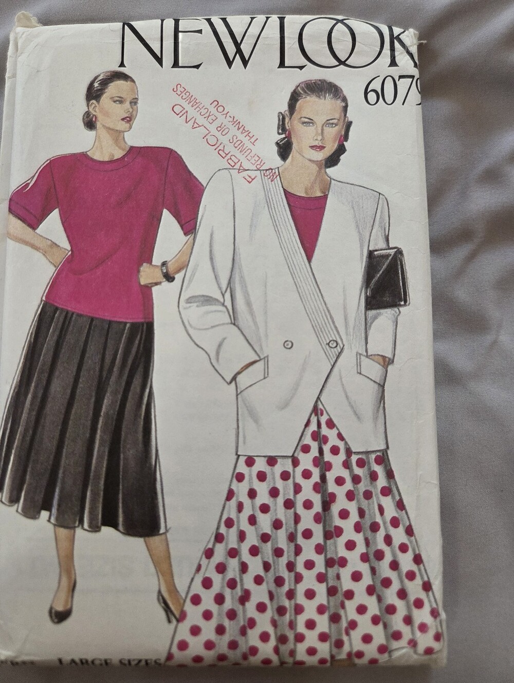 New Look 6079 Sewing Pattern